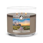 Candle 0.41 KG BOARDWALK MAHOGANY, aromatic in a jar, 3 wicks|Goose Creek