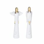 Angel Ariel, white, 7x25x5cm, package contains 2 pieces!|Ego Dekor