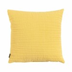 Pillow UNEVEN STITCHING, yellow, 45x45cm|Ego Dekor