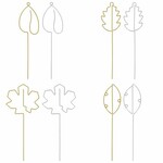 Support for tall flowers LEAF, 38cm, package contains 8 pieces!|Esschert Design