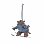 Závěs medvěd na lyžích, 7x10,5x9cm, ks|Ego Dekor
