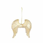Curtain angel wings, gold, 11x16x3cm, pc|Ego Dekor