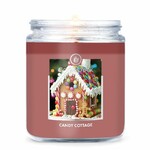 Candle with 1-wick 0.2 KG CANDY COTTAGE, aromatic in a jar with a metal lid|Goose Creek