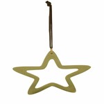 Záves STAR, zlatá, 24x24x0, 5cm (DOPREDAJ)|Ego Dekor