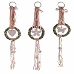 Hanging Ornament, pink, 100x22x5cm, package contains 3 pieces! (SALE)|Ego Decor