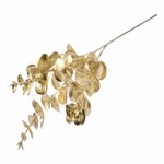 Sztuczna roślina/kwiat eukaliptusowy, złoty, 72cm|Ego Dekor