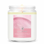 1-wick candle 0.2 KG VANILLA & ROSE PETALS, aromatic in a jar with a metal lid|Goose Creek
