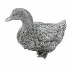 Goose figurine, silver, 17.6x9x14.3cm (SALE)|Ego Dekor