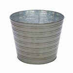 Cover for a flower pot, zinc, gray, 26.5x20.5x21.5c (SALE)|Ego Dekor