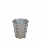 Cover for a flower pot, zinc, gray, 13x13x13.5cm (SALE)|Ego Dekor