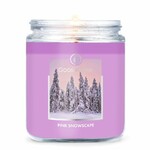 Candle with 1-wick 0.2 KG PINK SNOWSCAPE, aromatic in a jar with a metal lid|Goose Creek