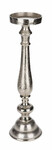 Candlestick, silver, 18x74cm (SALE)|Ego Dekor