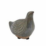 EGO DEKOR (DOPRODEJ POSLEDNÍCH KOUSKŮ!) Dekorace Seagull, šedá/antik, 15,5x8x13cm
