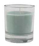 Candle in glass SILEA, dia. 9cm, green|sage|Ego Dekor