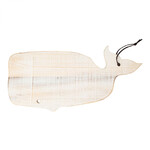 Board Whale OCEAN, 38x19x1.5cm, acacia, white patina|TaG WoodWare