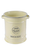 PRIDE OF PLACE kitchen utensil container, cream|TaG WoodWare