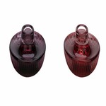 Svícen na čajovou svíčku, červená,10x5cm, balení obsahuje 2 kusy! (DOPRODEJ)|Ego Dekor