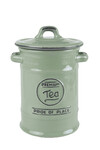 PRIDE OF PLACE tea container, antique green|TaG WoodWare