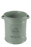 PRIDE OF PLACE kitchen utensil container, antique green|TaG WoodWare
