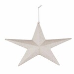 Curtain star 3D with glitter, 15.5x4x15.5cm, pc|Ego Dekor