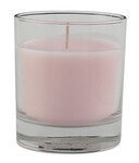 Candle in glass SILEA, dia. 9cm, pink|Ego Dekor