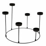 Candlestick/Candle stand, circular, diameter 26x28cm, pc|Ego Dekor
