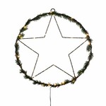 LED light garland with a star, outdoor, 61x2.5x62cm, pc|Ego Dekor