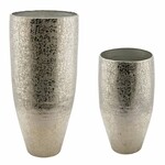VZ 2021 Váza ANTIGUE, stříbrná, 31x84cm, S2|Ego Dekor