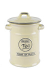 PRIDE OF PLACE tea container, cream|TaG WoodWare