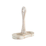 Stand for condiments DRIFT, 18x9x2cm, acacia, white patina|TaG WoodWare