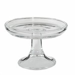 Leg tray LEX, clear, glass, diameter 15x10cm|Ego Dekor