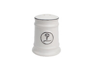 PRIDE OF PLACE pepper shaker, white|TaG WoodWare