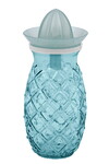 Słoik szklany z wyciskarką „ANANES” z recyklingu, błękitny, 0,7 L (WYPRZEDAŻ) (opakowanie zawiera 1 szt.)|Vidrios San Miguel|Szkło z recyklingu