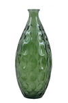 Wazon ze szkła z recyklingu „DUNE”, 38 cm, zielony (opakowanie zawiera 1 szt.)|Vidrios San Miguel|Szkło z recyklingu