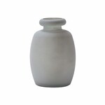 ECO Vase RIMMA, grey|powder, 16cm (package includes 1 pc)|Ego Dekor