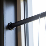 Telescopic bar WINDOW DRESSING, extendable, 108-216cm, black|Esschert Design