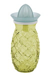 Słoik szklany z wyciskarką „ANANES” z recyklingu, jasnożółty, 0,7 L (WYPRZEDAŻ) (opakowanie zawiera 1 szt.)|Vidrios San Miguel|Szkło z recyklingu