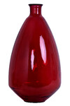 Wazon ze szkła z recyklingu 60 cm „ADOBE”, czerwony (opakowanie zawiera 1 szt.)|Vidrios San Miguel|Szkło z recyklingu
