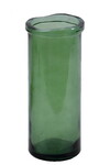 Wazon ze szkła z recyklingu „SIMPLICITY”, 36 cm, zielony (opakowanie zawiera 1 szt.)|Vidrios San Miguel|Szkło z recyklingu
