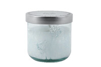 Vonná sviečka v pohári z recyklovaného skla s púpavou Čistá bielizeň 9 x 9 cm (balenie obsahuje 1ks)|Vidrios San Miguel|Recycled Glass