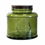 ECO Jar with lid VINTAGE 1.5L, olive green (package includes 1 pc)|Ego Dekor
