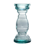 Candlestick made of recycled glass, 
