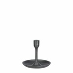 PACIFIC candlestick, black, diameter 15x14cm | Ego Dekor