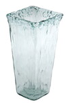 Recycled glass vase 