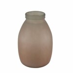 MONTANA vase, 20cm|4.5L, brown matte (package includes 1 pc)|Vidrios San Miguel|Recycled Glass
