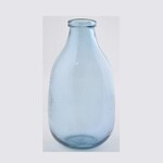 Wazon MONTANA, 40cm|3,35L, poj. niebieski - nakrapiany|Vidrios San Miguel|Szkło z recyklingu