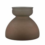 Vase SENNA, 34cm|10.5L, brown matte (package includes 1 pc)|Vidrios San Miguel|Recycled Glass