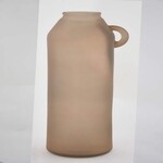 Vase with handle ALFA, 45cm, brown matte|Vidrios San Miguel|Recycled Glass