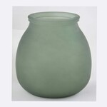 MONTANA vase, 28cm|4.35L, green matt|Vidrios San Miguel|Recycled Glass
