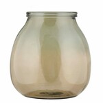 MONTANA vase, 28cm|4.35L, bottle brown|smoke (package includes 1 pc)|Vidrios San Miguel|Recycled Glass